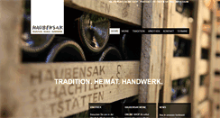 Desktop Screenshot of haubensak-weine.ch