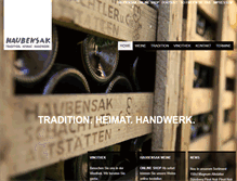 Tablet Screenshot of haubensak-weine.ch